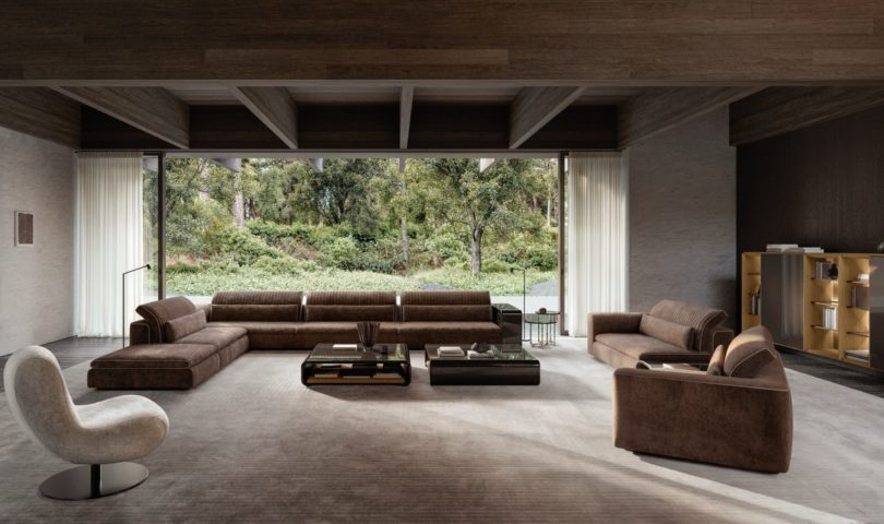 The Milan edit: Soft geometry takes centre stage in the living room