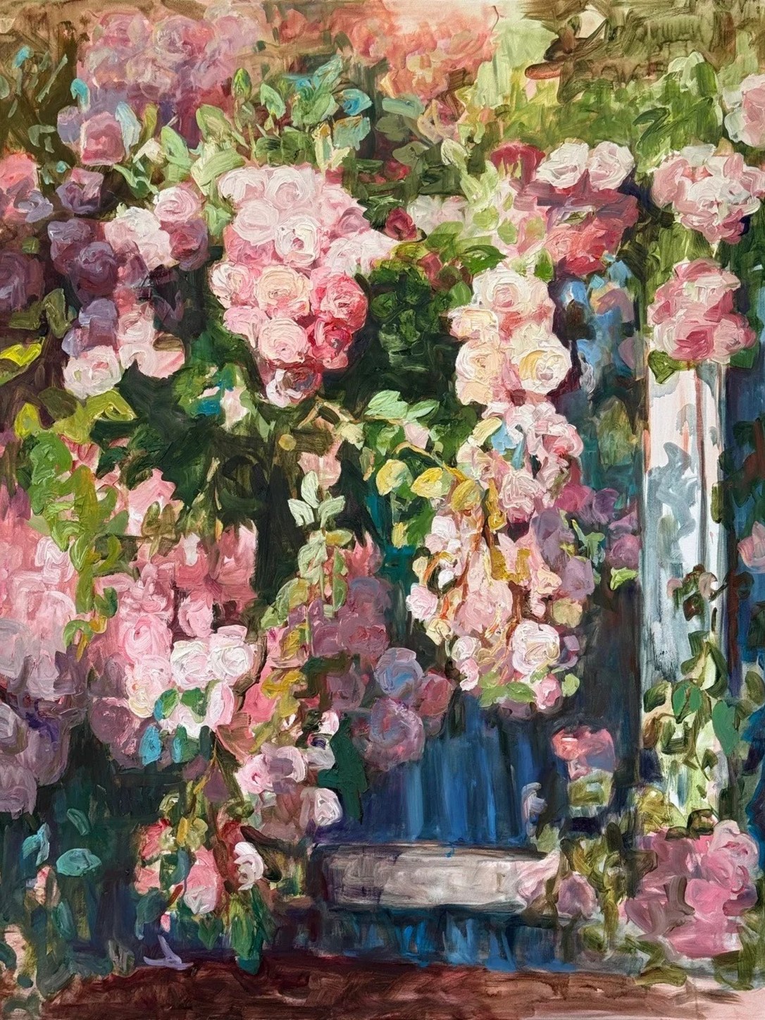 Katherine Throne, State of Grace, 2025, Oil on canvas 1200 x 1550 mm