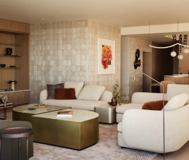 Inside a harbourfront penthouse where sculptural design takes the lead