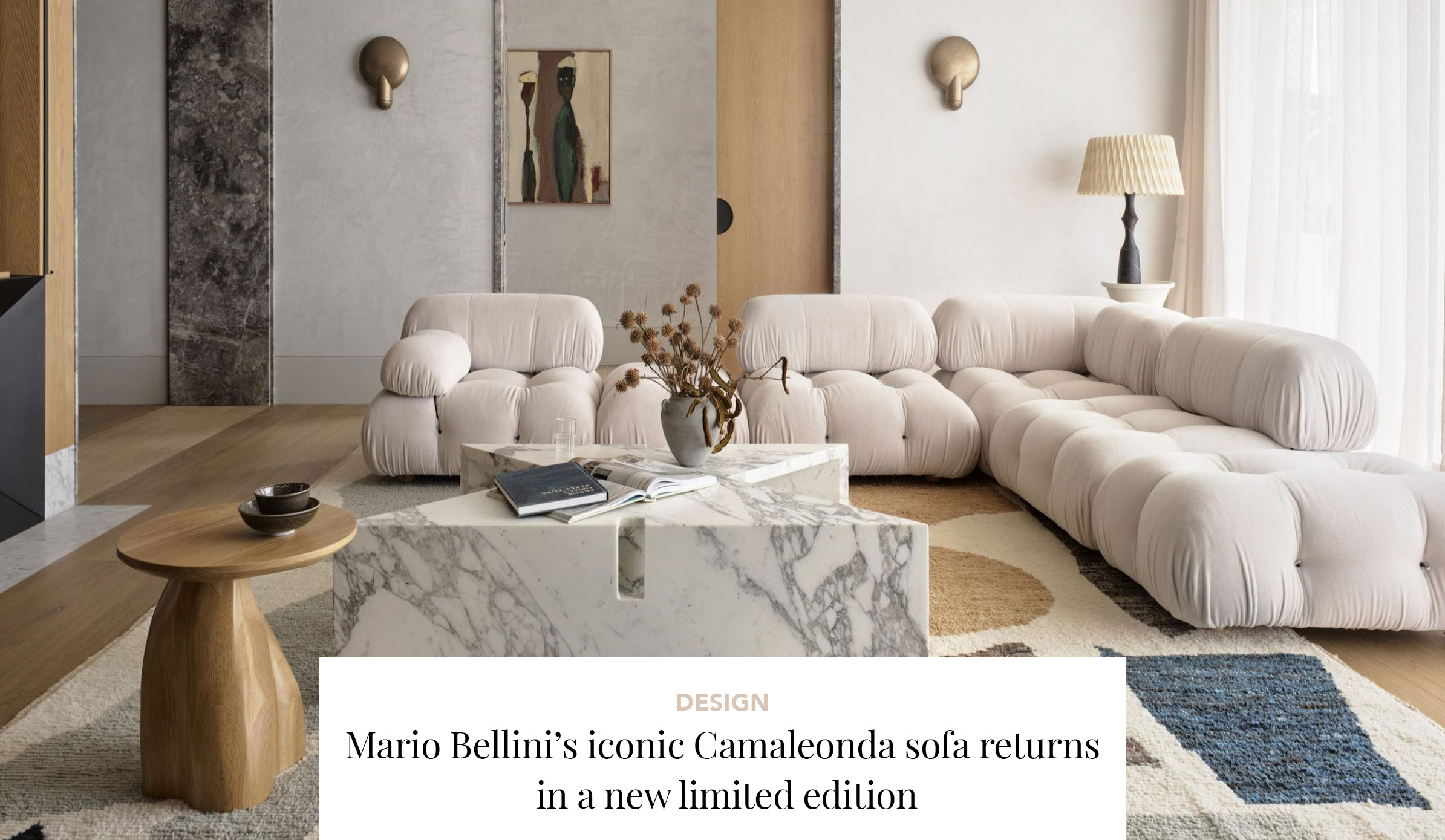 Camaleonda sofa returns in a new limited edition